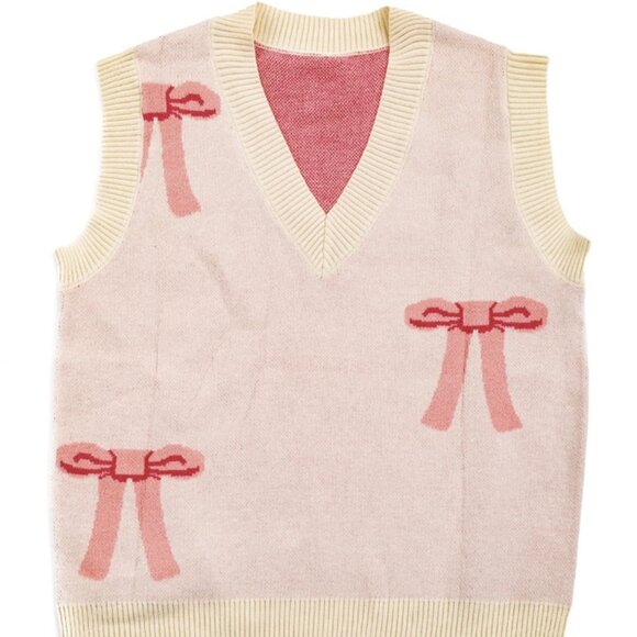 Bow knit vest - Picture 1 of 4